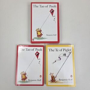 The Tao of Pooh + The Te of Piglet by Benjamin Hoff Trade Paperback Set 1992